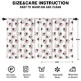 thumbnail image 2 of Blackout Kids Curtains,White Cow Head Pattern Childrens Insulated Curtains Set Of 2,Bedroom Essentials,Toddler Room Decor 52x63in(132x160cm), 2 of 5