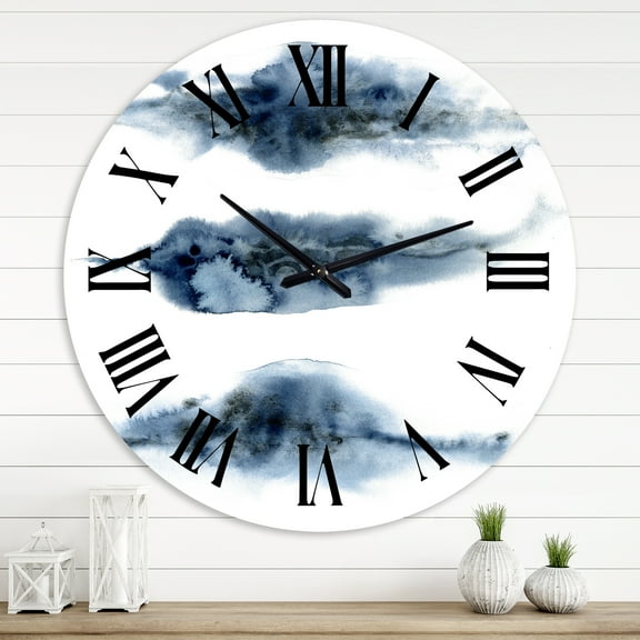 Designart 1 in Modern,Contemporary Wall Clock