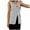Grey, variant on Dpytoraw Women's Long Linen Vest Summer Casual Sleeveless