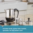 thumbnail image 4 of Farberware Electric Coffee Percolator, FCP240, Stainless Steel Basket, Automatic Keep Warm, No-Drip Spout, 4 Cup, 4 of 5