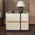 thumbnail image 2 of Mesitas De noche italianas De lujo, estética Simple, diseño europeo, luz De noche, organizadores estéticos, mesa De Chevet, muebles para el hogar, 2 of 3