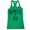 Heather Green, variant on P&B Namaste In Bed Women's Tank Top, XL, White