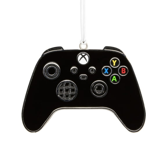 Hallmark Christmas Ornament (XBOX Black Video Game Controller, Metal), 1 Count