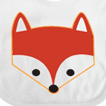 thumbnail image 4 of Inktastic Fox Woodland Animals Boys or Girls Baby Bib, 4 of 4