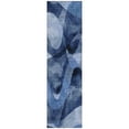 thumbnail image 2 of Addison Rugs Chantille Indoor/Outdoor Contemporary Abstract Navy Washable Runner Rug, 2'3" x 7'6", 2 of 6