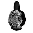 thumbnail image 4 of Sudadera con capucha para hombre modelo 2024, moderna y versátil, con cremallera, cómoda y elegante, con estampado de monstruo personalizado para hombre, 4 of 5