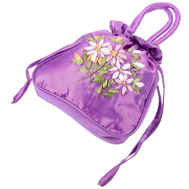 unbranded Bordado Morado Con De Cordón Para Mujer Estilo Étnico Y Diario