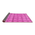 thumbnail image 2 of Ahgly Company Indoor Rectangle Checkered Pink Modern Area Rugs, 7' x 10', 2 of 4