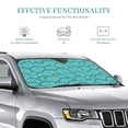 thumbnail image 3 of Kdxio Beautiful Seashells Print Windshield Sun Shade, Foldable Sun Blocker for Car,Truck,SUV Automotive Interior Sun Protection,Reflective Shade for Front Windshield(Small), 3 of 7