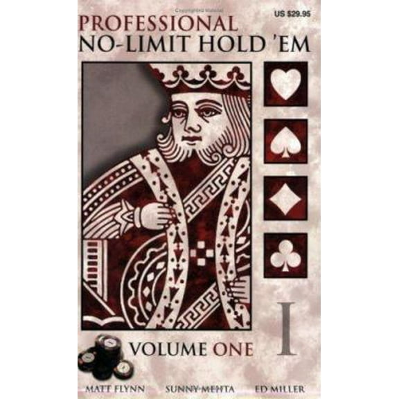 Pre-Owned Professional No-Limit Hold 'em: Volume I (Paperback) 188068540X 9781880685402