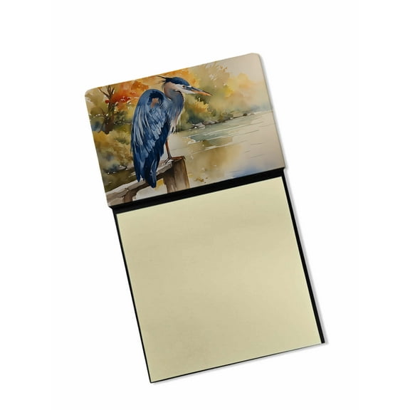 Blue Heron Sticky Note Holder 3.25 in x 5.25 in