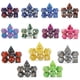thumbnail image 3 of Surhugvy Dnd Dice Set 25 X 7 Dados poliédricos (175 piezas) para mazmorras y dragones Dnd Rpg Mtg Juego de mesa D4 D6 D8 D10 D12 D20 Dados de 25 colores con 1 bolsa grande de franela, 3 of 5
