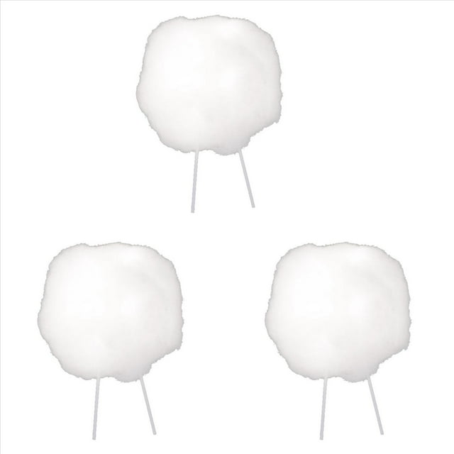 3X 3D Cloud Cake Topper Algodón Nube Luces Pastel Lámpara Hornear Cake Topper Suministros Decoración para Fiesta de Cumpleaños