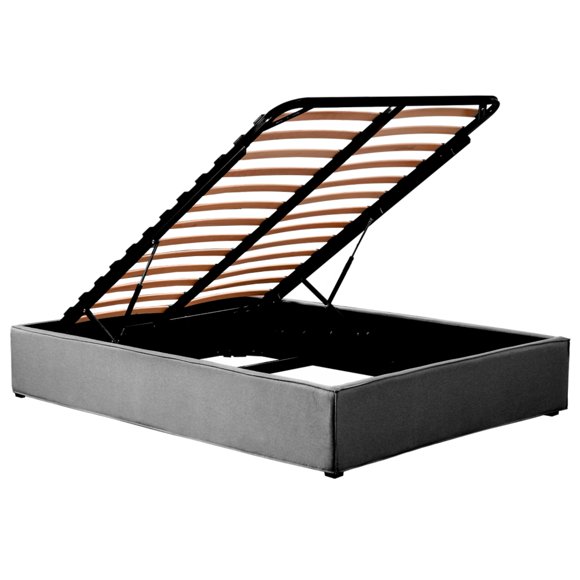 Base Matrimonial con Almacenaje Para CoIchón, Roomi Gris