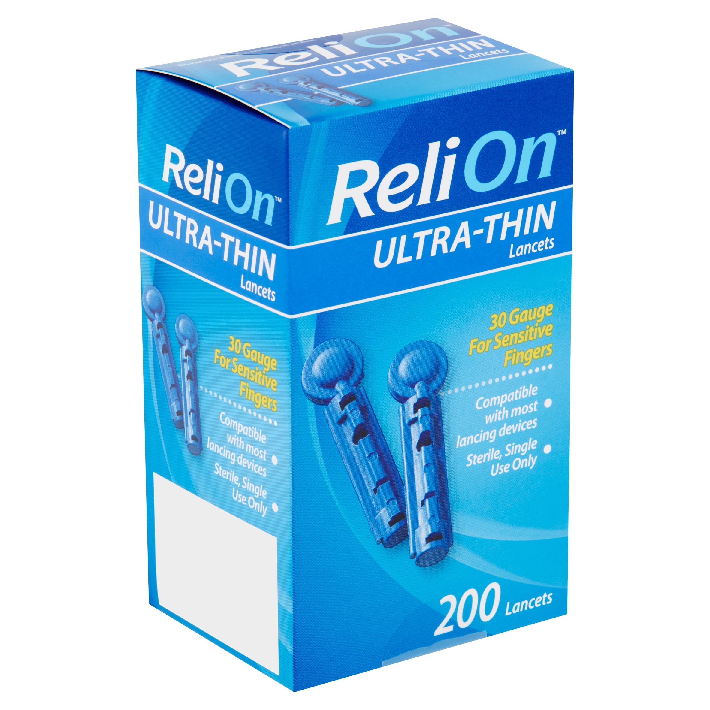 ReliOn UltraThin Lancets, 200 count
