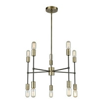 Up Down Century 10-Light Chandelier by Elk Home 1141-027 in Antique Brass,Bronze Finish