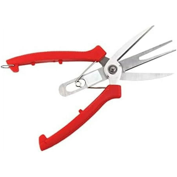 1Pc Vegetable and Fruit Scissors grass cutting shears blade garden clippers bonsai tools Hedge Clippers tree scissors for crafting Horticulture Shear plastic garden shears flowers Silver Silver