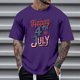 thumbnail image 1 of Tops para hombre, blusas y camisas de cuello redondo y manga corta para hombre, tops casuales de cuello redondo y manga corta con estampados especiales para hombre., 1 of 5