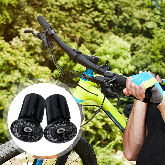 Supvox 2Pcs Bike Handlebar Plugs Aluminum Alloy Bar Ends for Mountain and Road Bikes