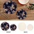 thumbnail image 4 of Decorative Butterflies Trivet Mats Pot Holders Cotton Woven Non-Slip Heat Resistant for Hot Pots Pans Pats for Cooking Baking Set of 2, 4 of 7