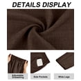 thumbnail image 5 of CASSIE LIZ Plus Size Pants 4X Khaki Dress Wide Leg Crop Pleated Lounge Elastic High Waist Pants with Pockets 4XL 24W 26W, 5 of 6