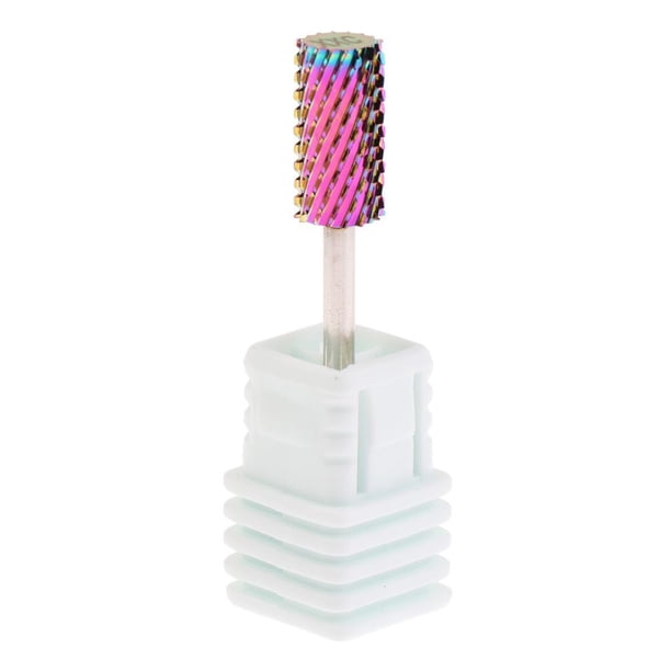Broca De Clavo De De Acero De Tungsteno De Seguridad De 3/32 "Cabeza De Rectificado De Rebabas Rotativas Para De Uñas Eléctricas Esmalte 3XC Sunnimix Broca para uñas profesional