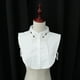 thumbnail image 3 of Cuello de Imitación Floral con Bordado de Encaje Desmontable para Mujer, Media Camisa, Cuello Falso Macarena Cuello falso de las mujeres, 3 of 8