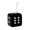 Black, variant on Staron Dice Shaped Hanging Ornament, Soft Stuffed Cute Game Prop Decorative Pendant, Built-In Cord for Car Interior Home Decoration