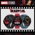 thumbnail image 2 of Reloj inteligente resistente al agua con dibujos animados de Marvel Deadpool, personalidad creativa, reloj deportivo multifuncional con conexión Bluetooth, 2 of 6