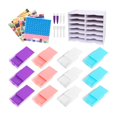 thumbnail image 1 of Rongfmy 12 Pcs Plateau de Rangement pour Perles Diamant Plateau de Peintures Diamant 5D Support Blanc, 1 of 9
