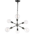 thumbnail image 5 of Nolan 6 light Black pendant, 5 of 5
