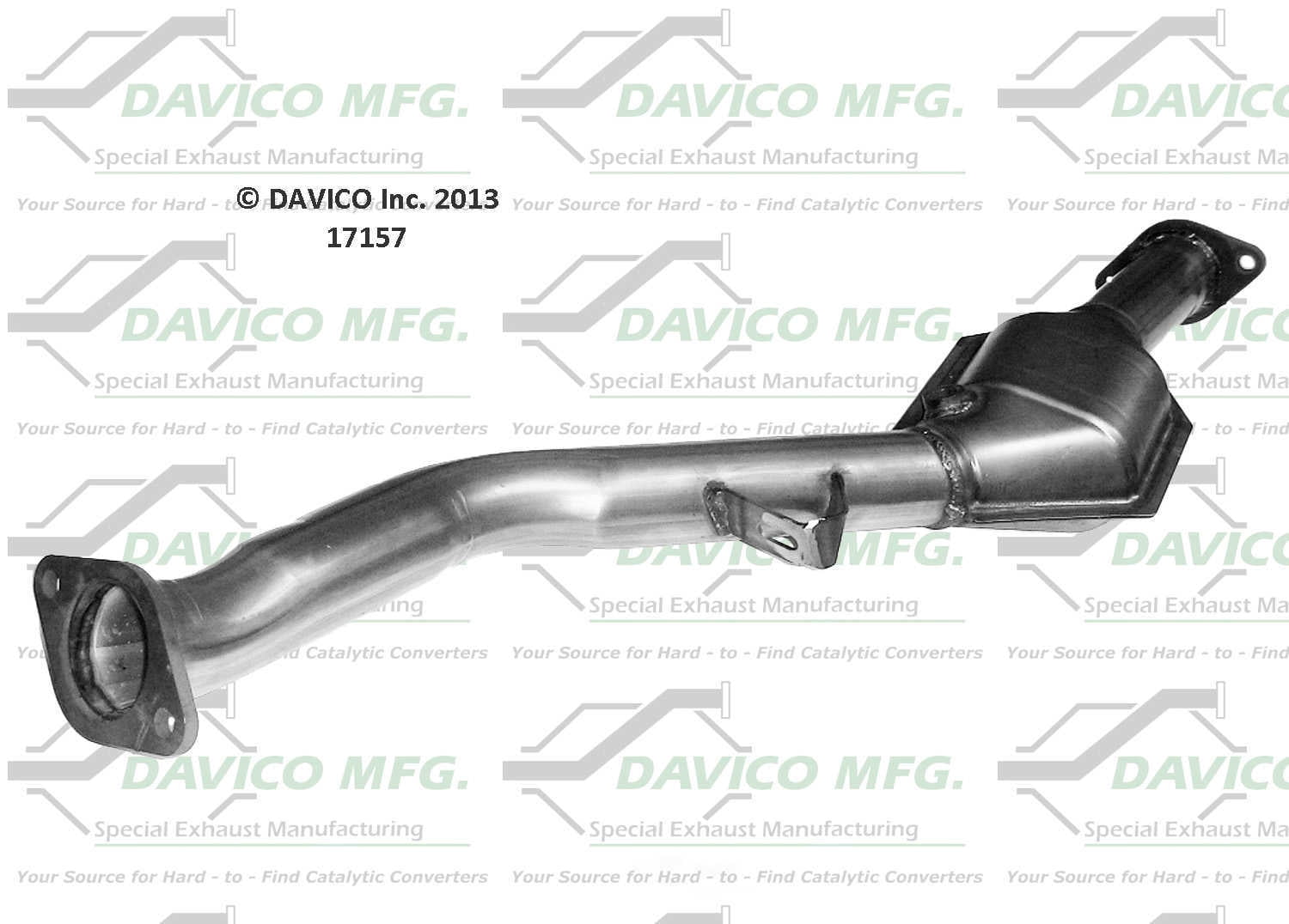 Davico Mfg 17157 Direct-Fit Catalytic Converter