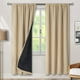 thumbnail image 1 of Cortinas BGment con aislamiento térmico 100% opacas, 132 x 183 cm, color beige, 1 of 8
