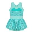thumbnail image 3 of Alvivi Kids Girls Sequins Hollow Back Boxer Bottom Dance Dress 4-14 Mint Green 6, 3 of 6
