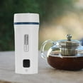 thumbnail image 1 of Elodie Portable Electric Heating Kettle 6 Adjustable Temps for Auto Car Office Trip white, 1 of 8