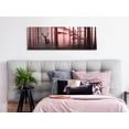 thumbnail image 2 of Tiptophomedecor Stretched Canvas Landscape Art - Morning Narrow Pink - Stretched & Framed Ready To Hang Art, 2 of 3