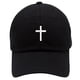 thumbnail image 1 of Gorra Tipo Dad de Béisbol con Logo de Cruz de Ropa Top Level Negra, 1 of 2