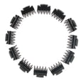 thumbnail image 1 of Mini pinzas para el cabello jinwen Negro, 1 of 8