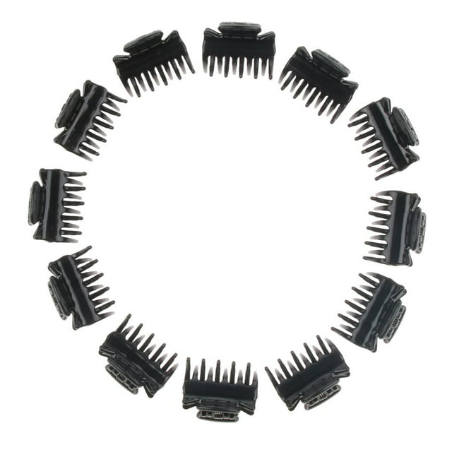 Mini pinzas para el cabello jinwen Negro