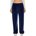 thumbnail image 6 of Velour Tracksuit Pants for Women Winter Velour Pants Tracksuits Yoga Running Sport Pants Casual Velvet Fleece Jogger Pant, 6 of 6