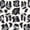 Black/Ivory, variant on Safavieh Metro Drew Animal Area Rug, Gray/Ivory, 5' x 8'
