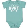 thumbnail image 3 of Inktastic I Love My Aunt with Arrow Boys or Girls Baby Bodysuit, 3 of 5