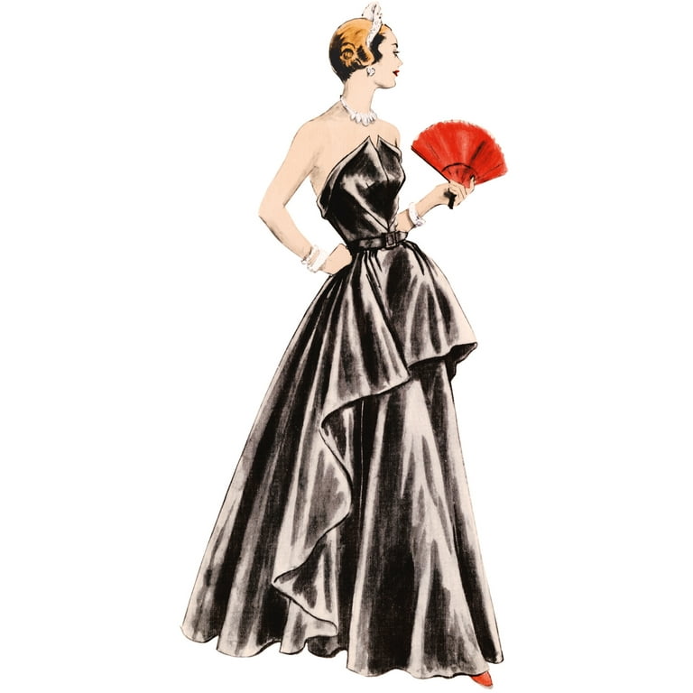 Vogue Sewing Pattern 1963 - Misses' Evening Dress, Size: AX5