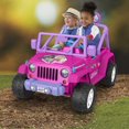 thumbnail image 4 of Power Wheels Jeep Wrangler 12V Ride-On Vehicle, Barbie, 4 of 6