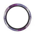 thumbnail image 2 of YFYANG Universal Elastic Purple Watercolor Texture Car Steering Wheel Cover, Non-Slip Sweat Absorbent, 2 of 8