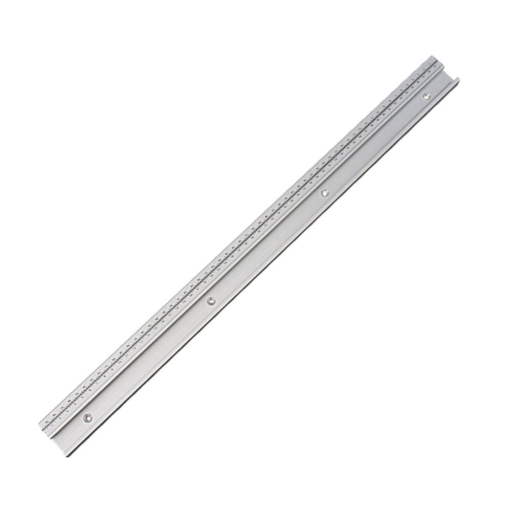45 Type T Track With Scale Aluminium Alloy T-Tracks Slot Miter Track 300-600Mm Diy Table Saw Workbench Woodworking Tools 60Cm Smile Home