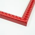 thumbnail image 3 of 12x24 Frame Red Solid Wood Picture Frame Width 1 Inches | Interior Frame Depth 0.375 Inches |, 3 of 8
