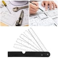 thumbnail image 2 of Multifunctional Metric Scale Ruler Folding Engineering Ruler Fan Shaped Scale Ruler for Architecture Quilting and Sewing, 2 of 9