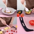 thumbnail image 4 of Kitchen Utensil Set, Kitchen Knife Set with Block & 11 PCS Cooking Utensils Set,Heat Resistant Silicone Utensils, 6 Piece Sharp Stainless Steel Chef Knives with Whisk and Cutting Board (White), 4 of 7