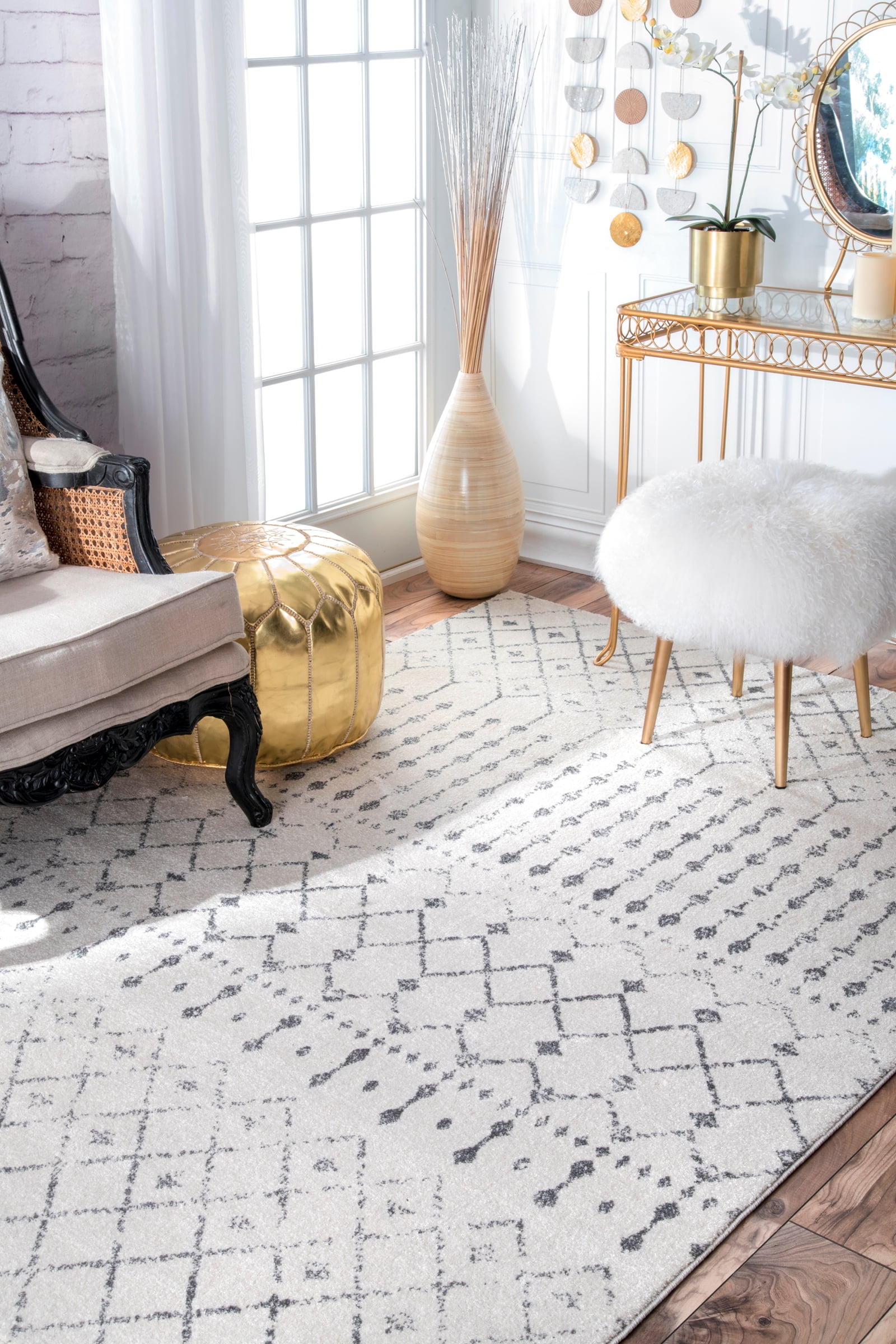 Photo 1 of nuLOOM Moroccan Blythe Runner Rug
2ft 8in x 8ft
grey